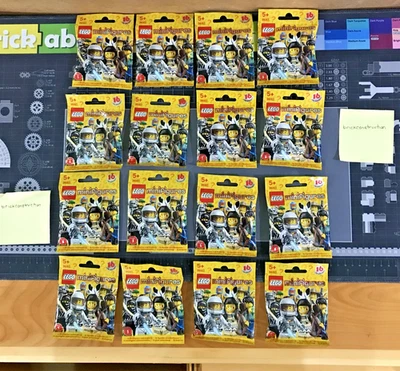 LEGO 8863 Serie 1 Minifiguras Coleccionables Juego Completo de 16 - RARO NUEVO Y SELLADO Foto 1 de 4