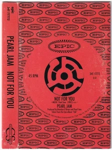 Pearl Jam Not For You Cassette 1995 1st Edition 24T 77772 - Picture 1 of 6