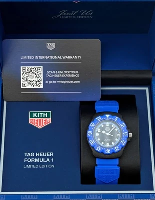 Reloj Tag Kith Heuer 35 mm para hombre Fórmula 1 LE 825 azul B+P nuevo - ¡WA121J.BT0012! Foto 1 de 4