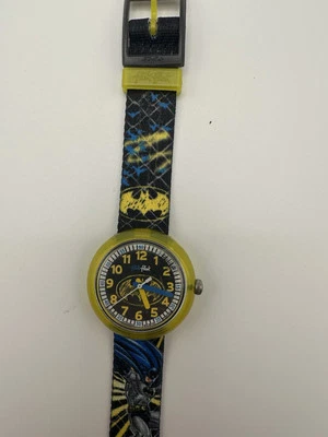 Reloj Batman Swiss Flik Flak Raro DC Comics Batman Batería Nueva Foto 1 de 4