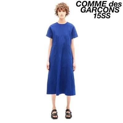 15ss COMME des GARCONS Vestido Manga Corta Diseño Línea A, Talla S Foto 1 de 4