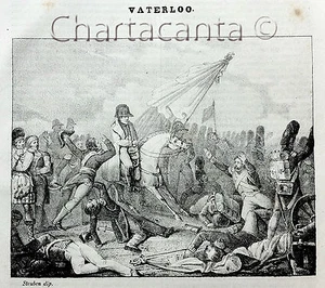 1839  BATTLE OF WATERLOO  BATTAGLIA DI WATERLOO - Picture 1 of 1
