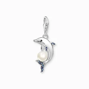 THOMAS SABO Charm Anhänger Delfin Sterlingsilber Süßwasserzuchtperle 1889-664-7 - Bild 1 von 5