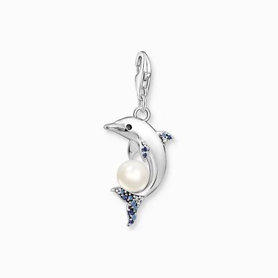 THOMAS SABO Charm Anhänger Delfin Sterlingsilber Süßwasserzuchtperle 1889-664-7 - Bild 1 von 4