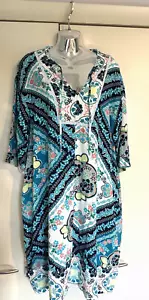Next linen mix blue dress pockets 18 - Picture 1 of 7
