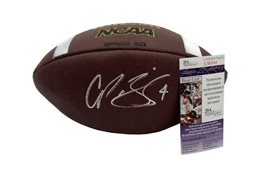 Champ Bailey Signed Football Wilson Georgia Bulldogs JSA COA - Image 1 of 4