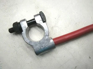 65 66 67 68 69 70 71 72 FORD CAR BATTERY CABLE POSITIVE POST RED 10 INCH NEW - Picture 1 of 3