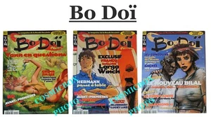 Magazine lot 3 BO DOÏ n° 9 +10 + 11 de 1998 Bilal BD revue largo winch trolls - Imagen 1 de 1