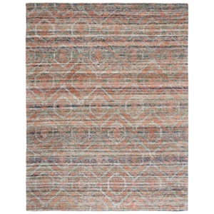 SAFAVIEH Marquee MRQ114Y Handmade Grey / Rust Rug - Picture 1 of 17