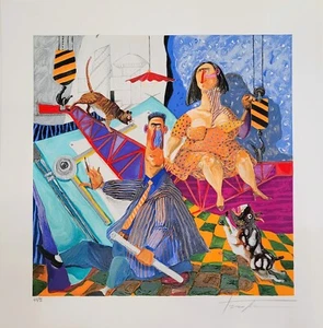 Pino Procopio  Serigrafia I' ingegnere - Bild 1 von 1