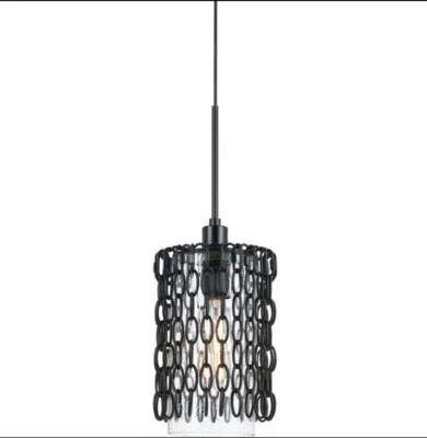 Cal Lighting Braccino 1 Light 9 In Iron Chandelier (Edison Bulbs Not Included) - Image 1 of 4