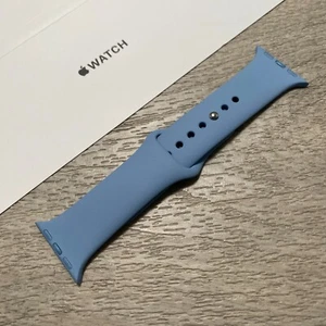 Correa Original Apple Watch Azul Niebla - 38/40/41mm Serie S/M 1 - 7 8 9 + SE - Imagen 1 de 8