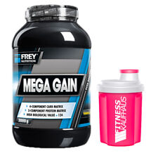 (13,30 EUR/kg) Frey Nutrition Mega Gain 3000g Gainer + Ladyline Shaker