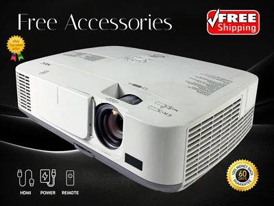 3LCD Projector for Schools, Offices, and Home Use 3000 Lumens, Closed Captioning - Image 1 of 4