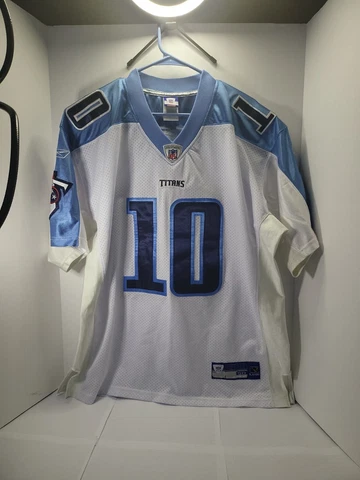 Vince Young Tennessee Titans  Authentic Reebok On Field Jersey Size 50 Stitched Cover