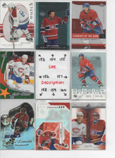 Montreal Canadiens * SERIAL #'d Rookies Autos Jerseys * ALL CARDS ARE GOOD CARDS