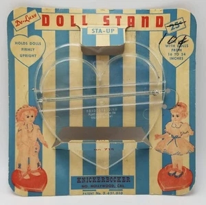50er Jahre Knickerbocker Deluxe Puppenständer Nr. 715 auf Originalkarte 16 bis 24 in Puppen - Bild 1 von 4