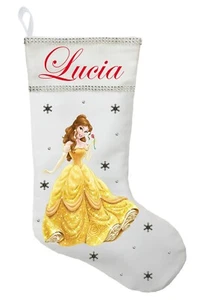 Belle Christmas Stocking, Custom Belle Christmas Stocking, Belle Christmas Gift - Picture 1 of 2