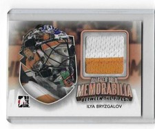 2011-12 ITG BTP Ilya Bryzgalov Masked Men Memorabilia /10  Flyers  Rare