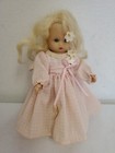 Vintage Doll Story Book Nancy Ann Hard Plastic Sleep Eyes Jointed Pink Gingham