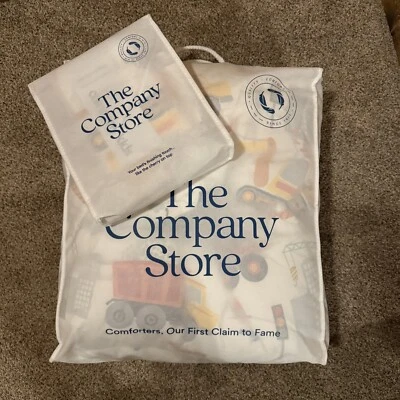 Juego de cama para niños de construcción edredón tamaño doble con dos fundas de almohada estándar Foto 1 de 4