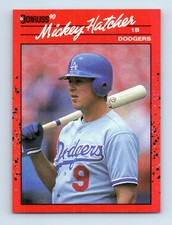1990 Donruss Mickey Hatcher Los Angeles Dodgers #439