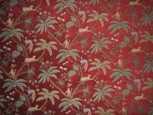 Lee Jofa, High Fliers, Treetop Playful Animals Scene,  BTY, Various Colors - Picture 1 of 5