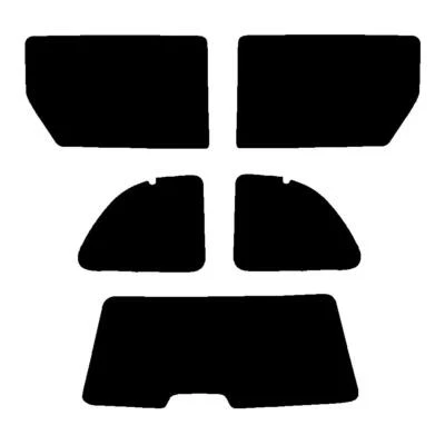 Pre Cut Window Tint for Chrysler Voyager 2001-08 5% Limo Black Rear Tinting Film - Image 1 of 4