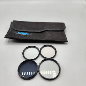 Camera Filter Lot Vivitar 55mm Cross Screen Peachtree 49mm PL Cross Skylight 1A - Picture 1 of 12