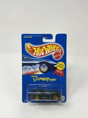 Dodge Viper RT/10 #210 1992 Hot Wheels Gold Wire Wheels medalla de oro verde Foto 1 de 4