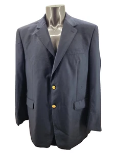Blazer de lana azul marino Lauren Ralph Lauren 46R botones dorados abrigo deportivo chaqueta - Imagen 1 de 10