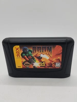 Doom Sega Genesis 32X - Cartridge Only - Tested - Authentic - Image 1 of 2