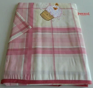 SERVIZIO DA TAVOLA CON TOVAGLIOLI COTONE ART REGAL ROSA PER 12 POSTI - Imagen 1 de 5