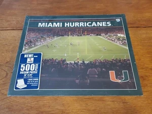 Miami Hurricanes "The U" NCAA Football 500 Piece Jigsaw Puzzle 24 x 18" New seal - Picture 1 of 3