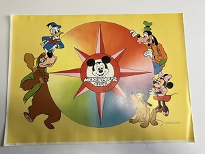 Cartel vintage c.1970 - MICKEY MOUSE CLUB - DISNEY - Imagen 1 de 5