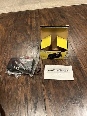 Nikon Fun Touch 3 AF Point And Shoot 35mm Film Camera. Vintage Open Box - Image 1 of 4