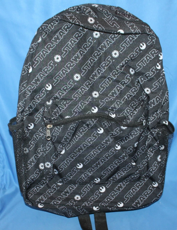 Disney Parks Loungefly Star Wars Logo Full-Size Nylon Backpack