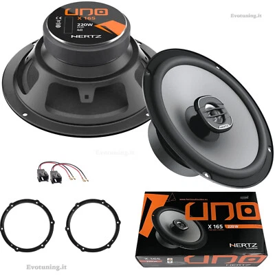 Coppia Altoparlanti Casse Anteriori Hertz X165 +Adattatori per Opel Corsa F 2019 - Immagine 1 di 4