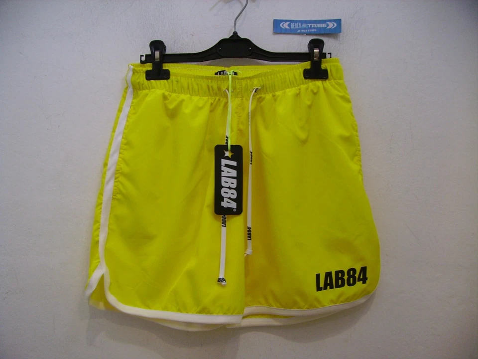 LAB84 PANTALONCINO UOMO SHM1004BASIC SURF TASCA CORTO GIALLO 4058 XXL - Immagine 1 di 1