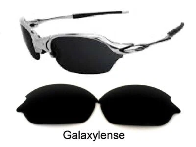 Galaxy Replacement Lenses For Oakley Romeo 2.0 Sunglasses Black Polarized - Image 1 of 4