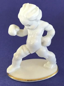 HUTSCHENREUTHER TUTTER Art Deco BOXER PUTTO ANGEL Child Nude Little BOY FIGURINE - Picture 1 of 7