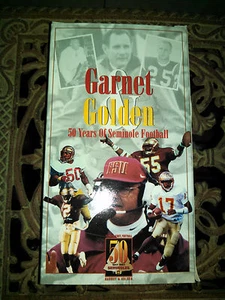 FSU Garnet Golden 50 Years of Seminole Football 1947-1997 VHS Cassette Bowden - Picture 1 of 4
