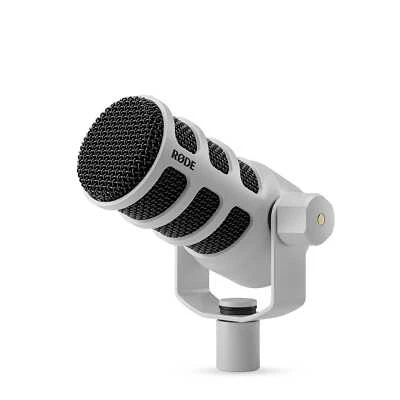 Rode PodMic USB and XLR Dynamic Broadcast Microphone (White) - Image 1 of 4