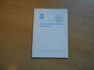 Fahrerhandbuch Instructieboekje Sachs 50 / 3 M (Niederländisch) - Picture 1 of 3
