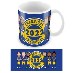 Rams Champions 2022 Tazza stampata eroe football americano vettoriale Los Angeles LA - Foto 1 di 1
