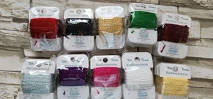 Tilli Tomas Reflections You CHOOSE Your Colors 10 yards 90% Silk 10% Metallic - Picture 1 of 26