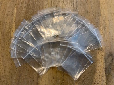 50 x Kleine Plastikbeutel 4 x 6 cm Transparente Zip Beutel Plastiktüten Tüte - Bild 1 von 4