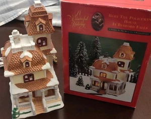 It's a Wonderful Life Holiday Village 1997 RARO - Bert Policeman's House Bedford - Imagen 1 de 5