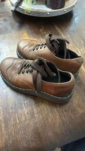 Vtg 90s Doc Martens Chunky Platform loafers Sz 7 - Picture 1 of 12