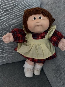 Cabbage Patch Kids HM18 Double Ponytail Cornsilk Kids Girl P Auburn Hair Brown - Picture 1 of 9